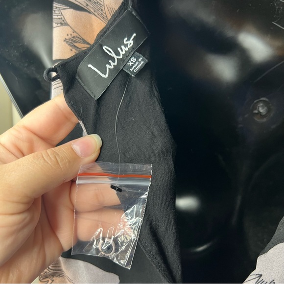 NWT! LULUS SERENE DREAMS BLACK FLORAL MAXI DRESS - Picture 9 of 10